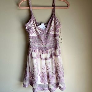 Embroidered Lace Romper